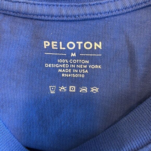 Peloton Venice Cycling Logo Graphic Long Sleeve Crewneck T-Shirt Unisex Size M - Picture 8 of 8